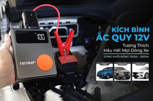 Bơm lốp ô tô không dây đa năng Vietmap MF139